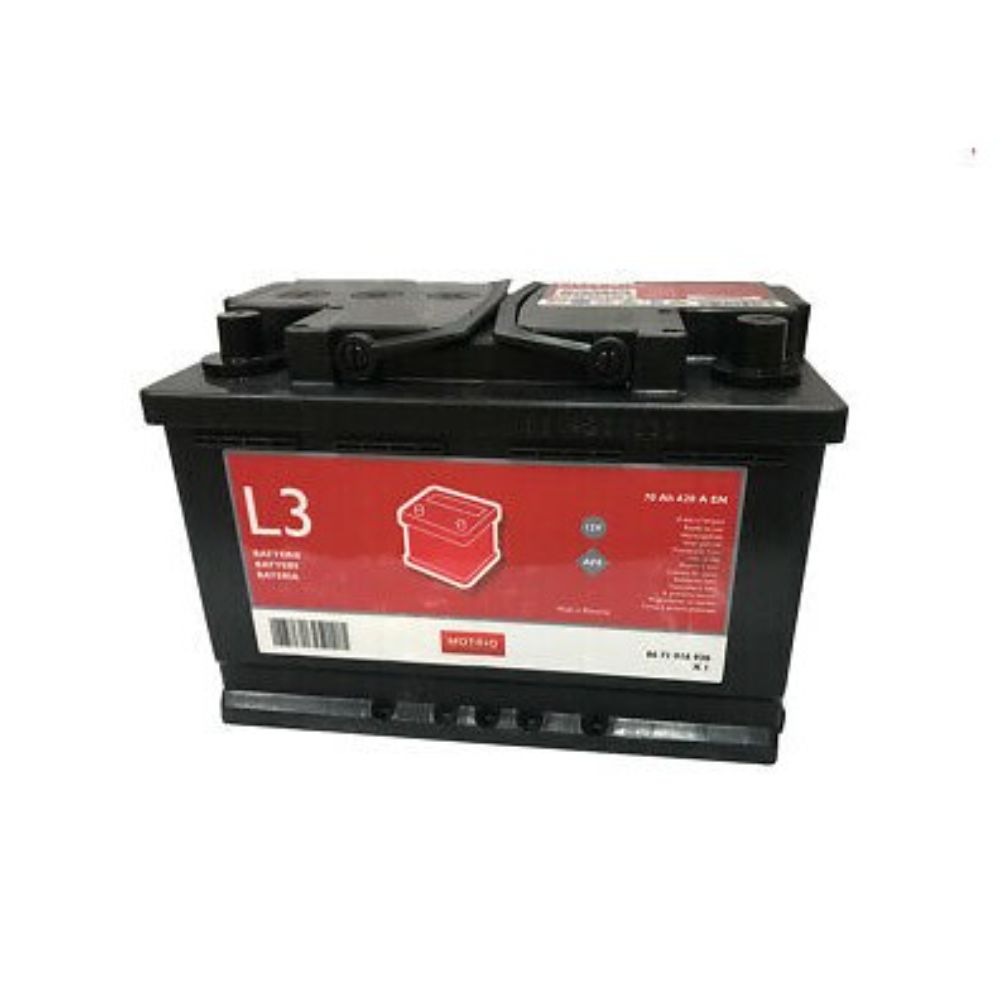 Bateria cotxe Motrio 12v 70 Ah.