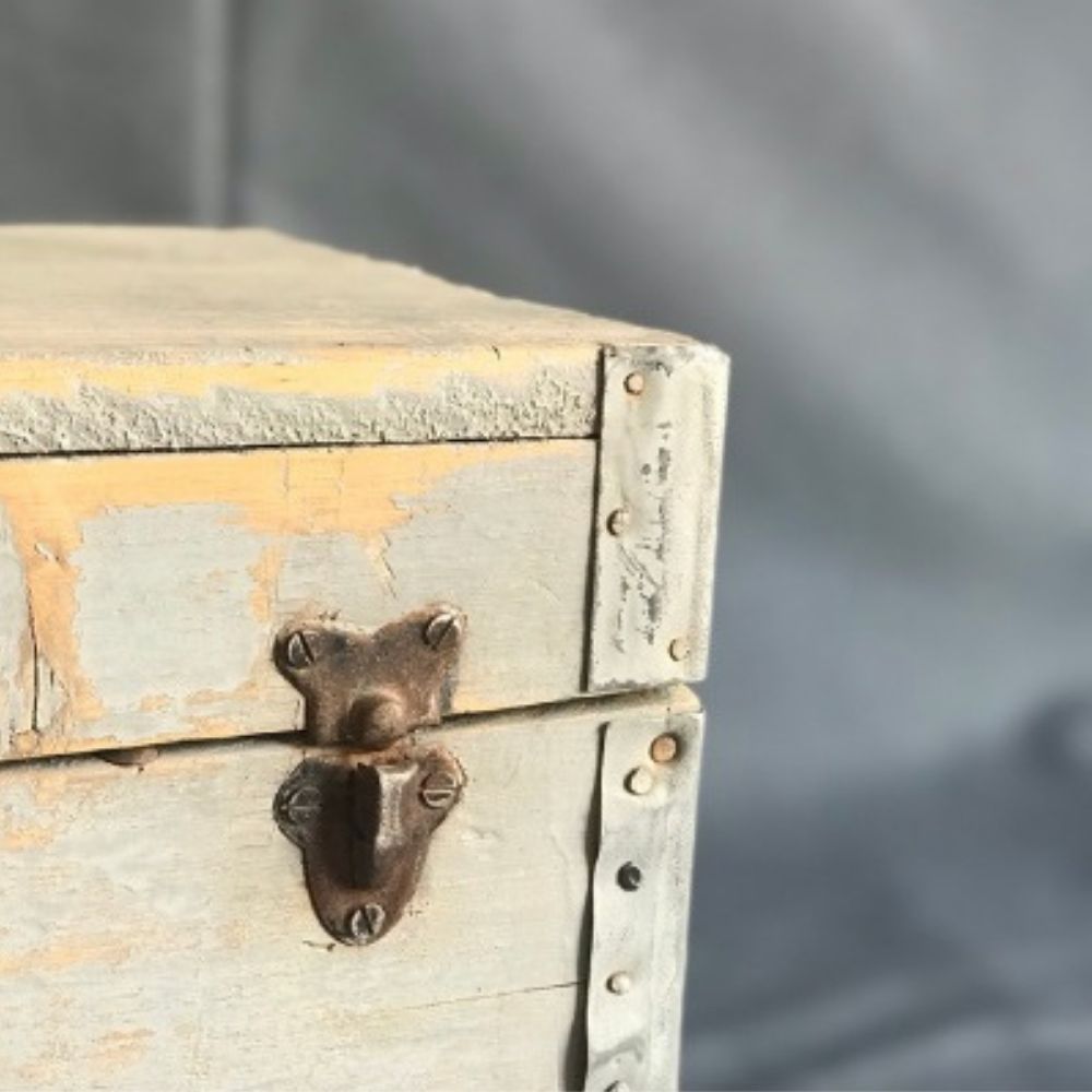Caja de herramientas antigua restaurada 2  - miniatura