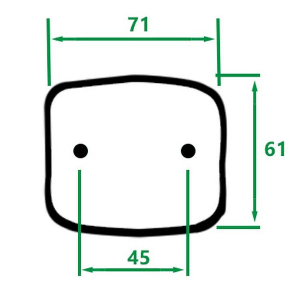 Pilot lateral Jokon. Blanc/vermell 1  - miniatura