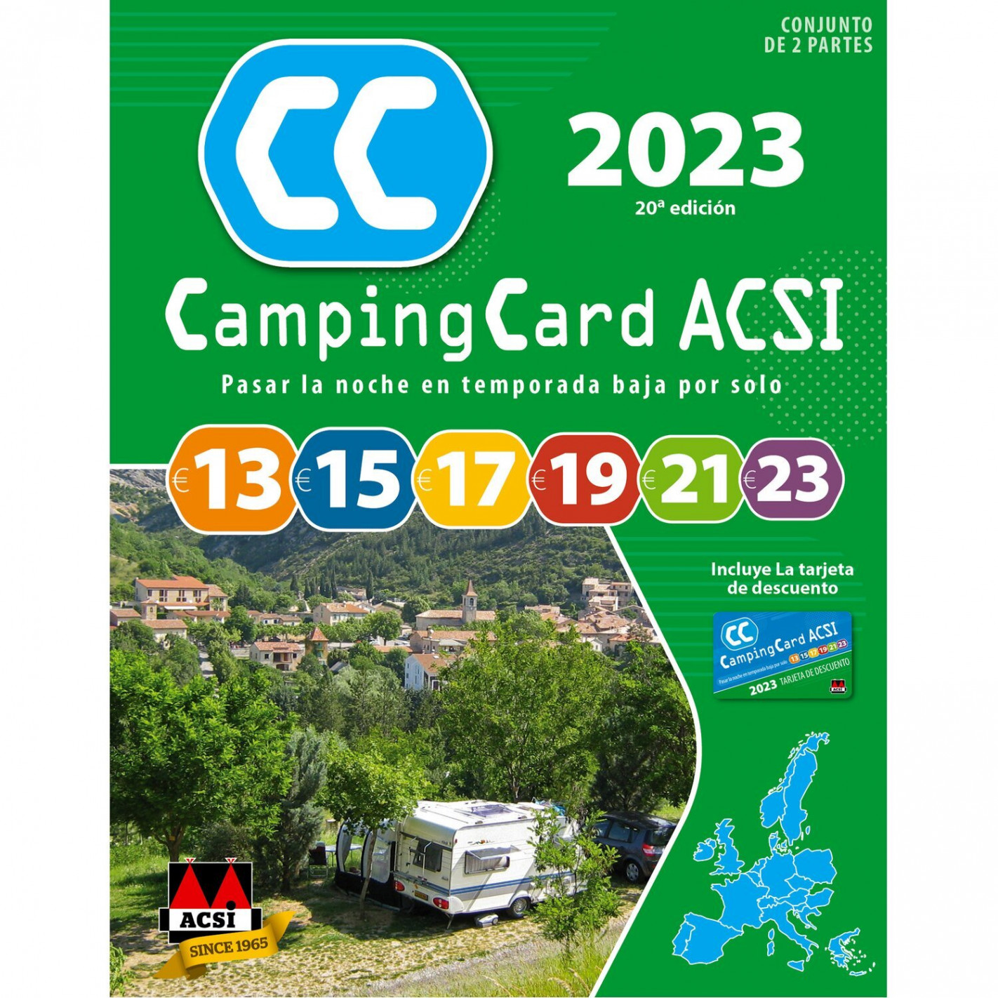 Guía tarjeta camping ACSI 2023