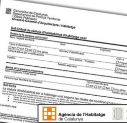 Cèdula d'habitatge usat