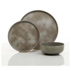 Set de vajilla Pebble Sky - 12 piezas