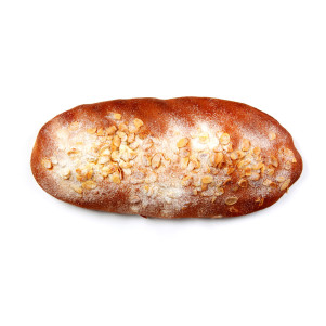 Coca de brioix amb ametlla