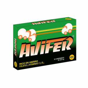 Avifer 525mg 30 Comp
