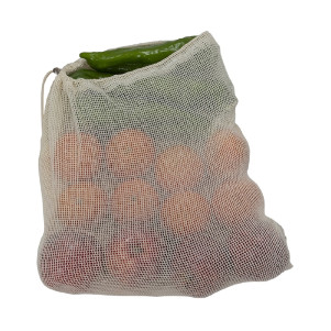 Bossa Malla Reutilitzable per Vegetals Cotó set 6 un