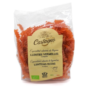 Espirals de Llenties Vermelles Ecològiques 250g