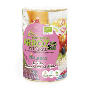 Galetes d'arròs sense sal 100 g Natureco