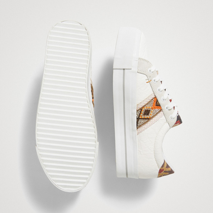 Sneaker étnica de suela gruesa 2 