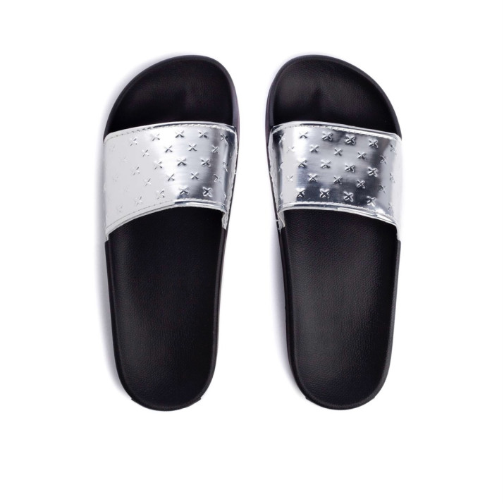Chancla mujer MUNICH SILVER 1 