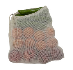 Bolsa Malla Reutilizable para verdura Algodón set 6 un