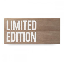 Cartel de madera 'Limited edition'