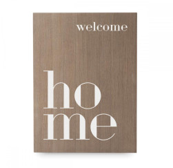 Cartell de fusta 'Welcome home'
